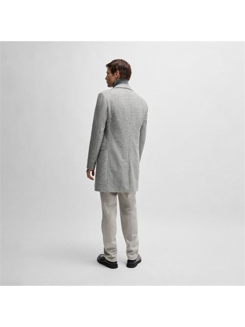 Gray wool blend coat BOSS | 50528131 H-HYDE-J-BIB-PAD.030